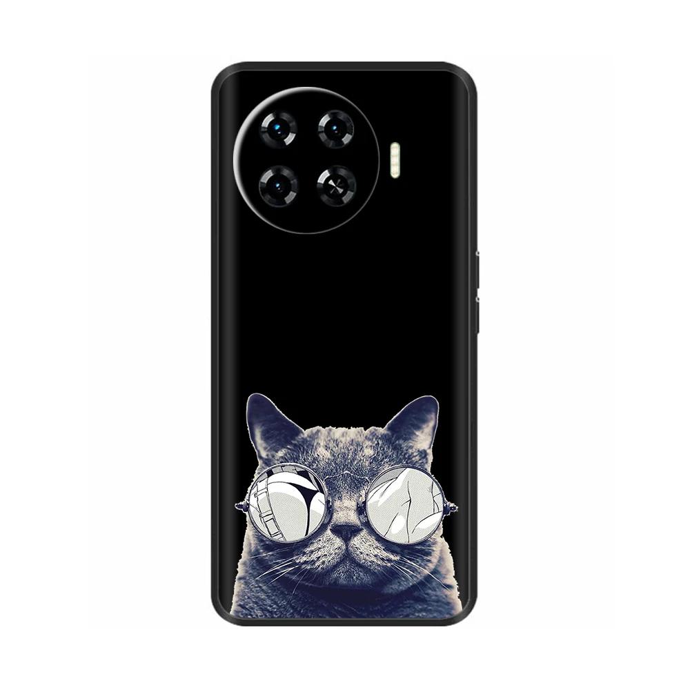 Shockproof Case For Tecno Spark 20 Pro Plus Case Luxury Painted Soft TPU Silicone Phone Back Cover For Tecno Spark 20 Pro+Cases