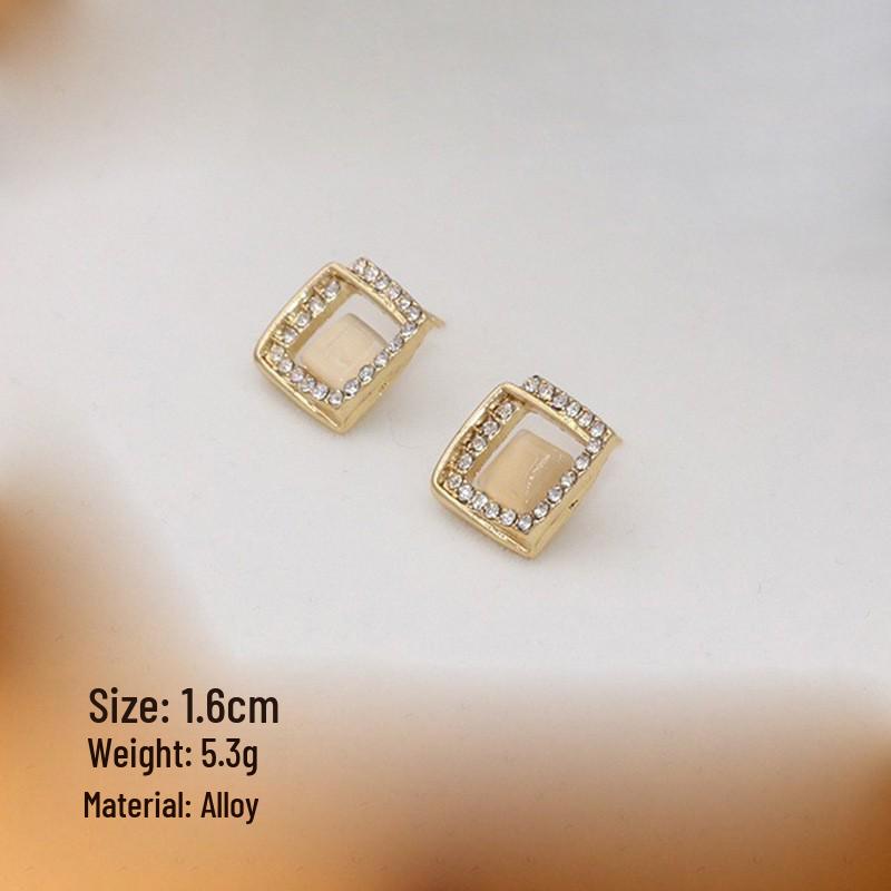 

Модные серьги «кошачий глаз»: Высококлассный, Милый и Персонализированный Дизайн Белой Иглы.