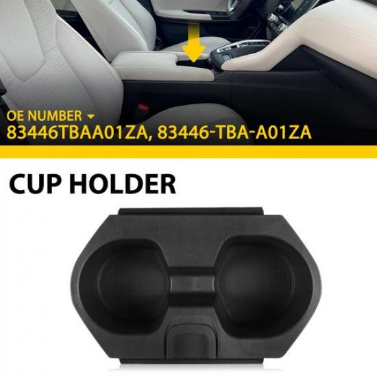 Front Center Console ert Dual Water Cup Holder For Honda Civic 2016-