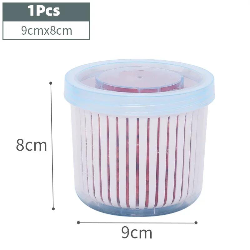 

Двухслойный герметичный контейнер для хранения овощей Keeper со сливной корзиной для использования в холодильнике, контейнер для слива четких ситечек