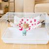 Warm Hamster Hammock Double-layer Small Pet Hanging Beds Cute Hamster Habitat  Pet Cage