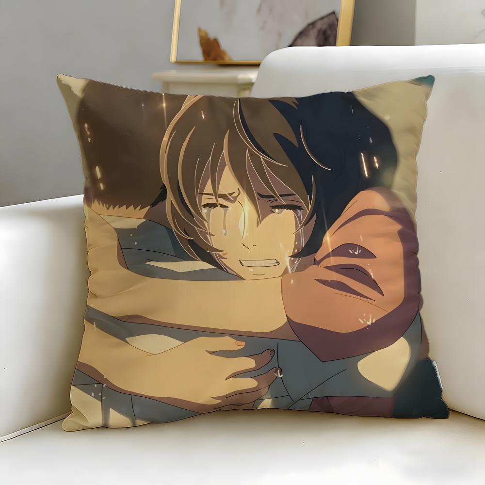 

anime movie The Garden of Words Cushion Cover Soft & Easy-Wash Pillow Case – Versatile for Couch, Bed, Travel and Office 30cmx30cm