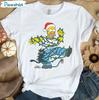 New The Simpsons Christmas Shirt Black Shirt S-234XL E750