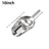 Stainless Steel Ice Scoops Food Grade Material Thickened Handle Ice Cube Scoop For Home Bar Restaurant Daily Use