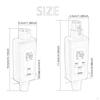 Rechargeable XLR Mic Adapter Kit for Card Speakers PA System Live Sound