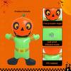 Halloween Inflatable Pumpkin Decoration Spooky Giant Blow Up Figure with Pumpkin Head for Lawn Yard Party Garden Outdoor Decoration