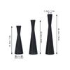 3PCS Conical Tapered Metal Candle Holders European Taper Candle Holders  Home Decor Accent