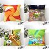 Puzzle Game C-Cut The Rope 1 Pillow Case Linen Pillow Case Sofa Home Decor Cushion Cover Cushion Cove