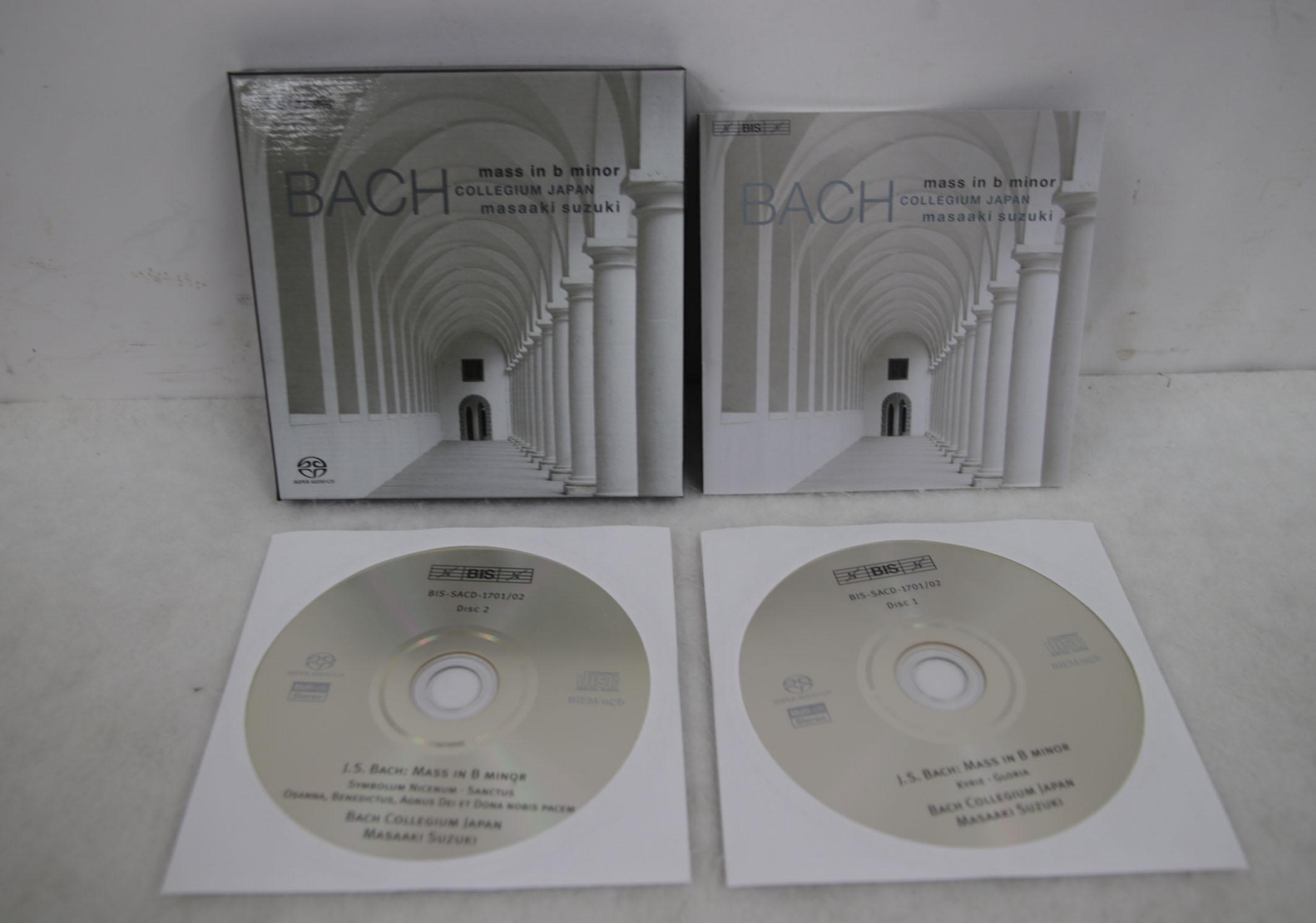 

CD MASAAKI SUZUKI - Bach Mass In B Minor BISSACD170102 BIS 2007 Sweden Classical Used