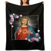 Immaculate Heart of Jesus Christ Sacred Heart Catholic Gift Throw Blanket Stuffeds Furrys Soft Plush Plaid Warm Blankets