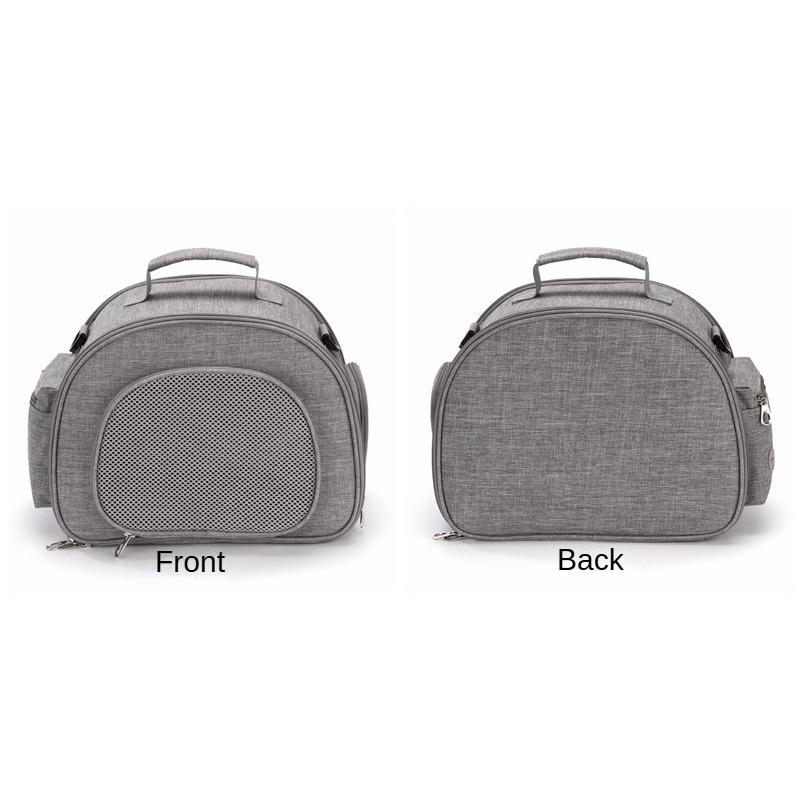 Foldable Cat Carrier, Handheld Shoulder Backpack For Travel, Vet Visits And Outdoor Use With Small Cats