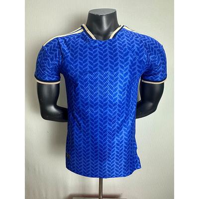 Mens Bamboo Fiber Soccer Jersey Short Sleeve Italy Home Kit Winter Sport Shirt