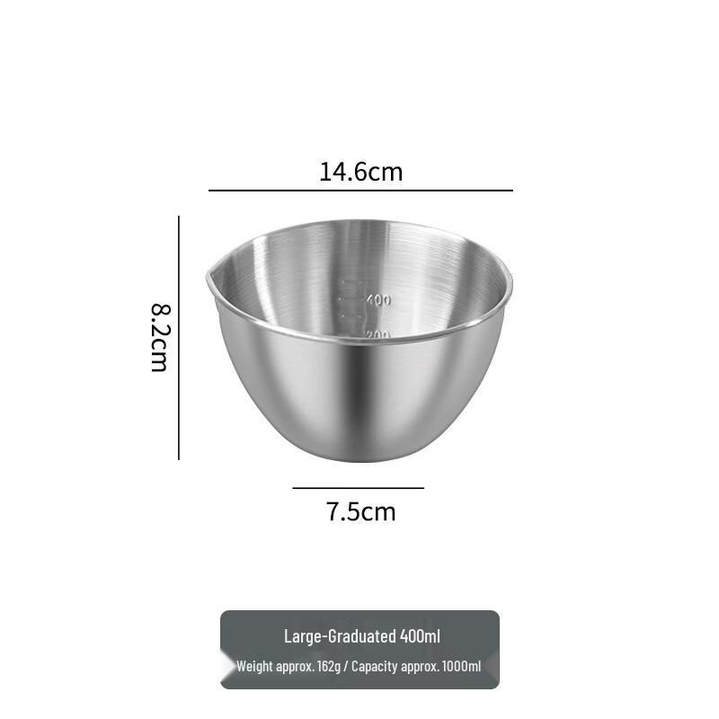 ZISIZ 304 Stainless Steel Measuring Bowl Set