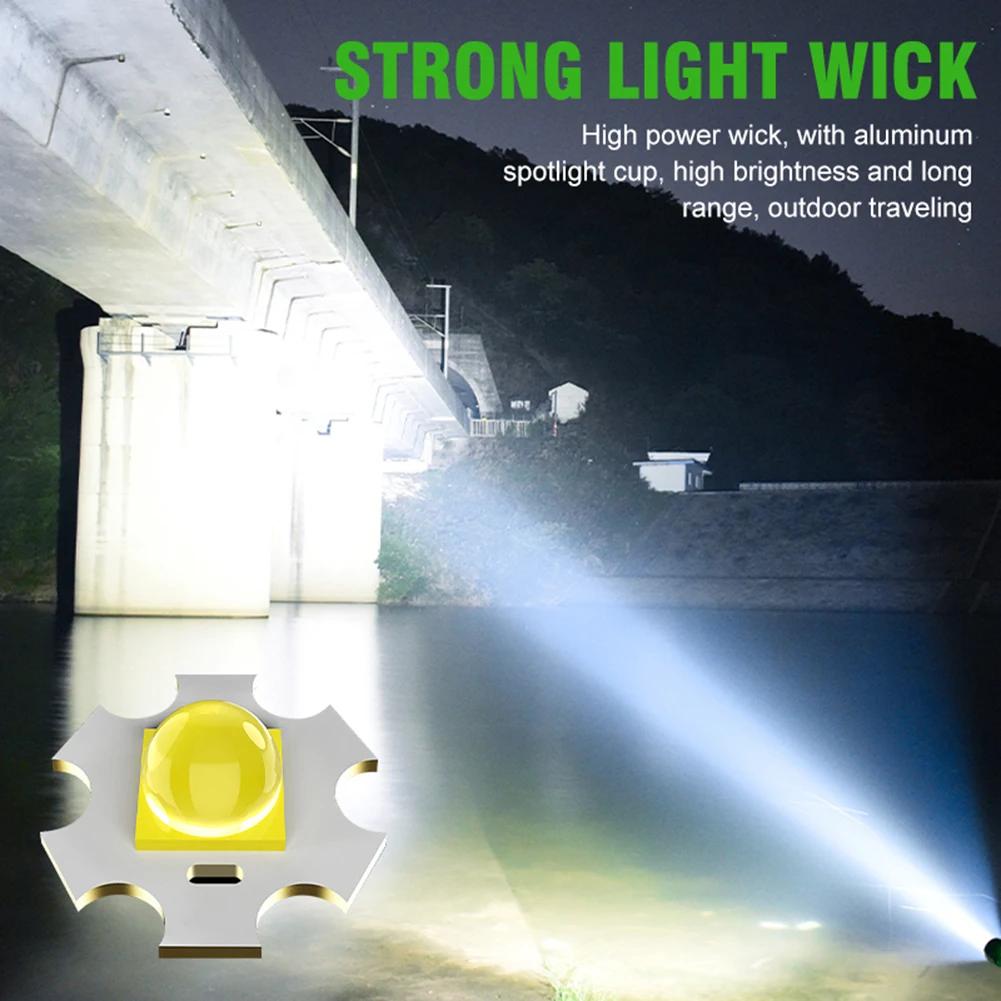 Car LED Strong Light Flashlight Portable Magnet Camping Torch 90 ° Rotatable Head Multifunctional Folding Handheld Work Lights