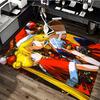 1pc Sailor Moon Christmas Edition Chair Mat - Anime Cartoon Design, Non-Slip Carpet for Office and Home Decor, Suitable for All Seasons.O056