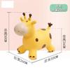 Baby Riding Toy Rocking Wooden Horse Inflatable Pony Children Bouncing Jump Horse Jumping Deer Anti Fall Riding Rubber