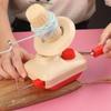 DIY Handwickelmaschine Handbetrieben Garnwickler Manuell Wollknäuelwickler Garn