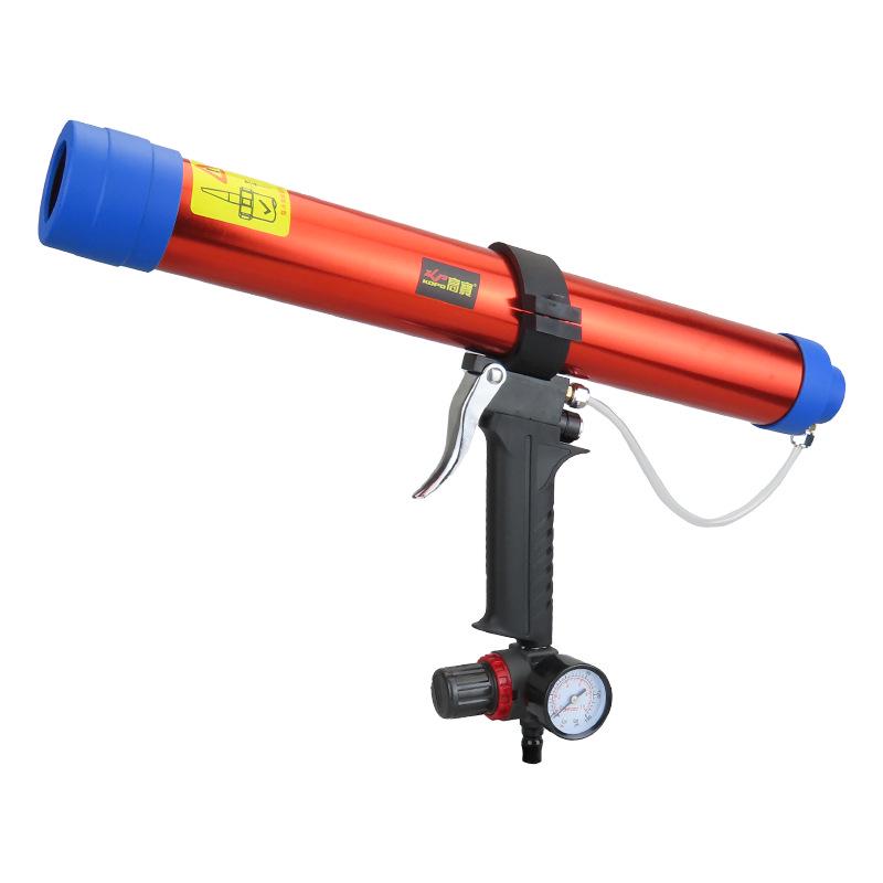 Gaobao 600ml Pneumatic Caulking Gun: Speed Control Grout & Silicone Applicator for Doors and Windows