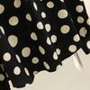 Youxizi Polka Dot Tie-Up Loose Slimming Shirt - 25 Autumn Collection