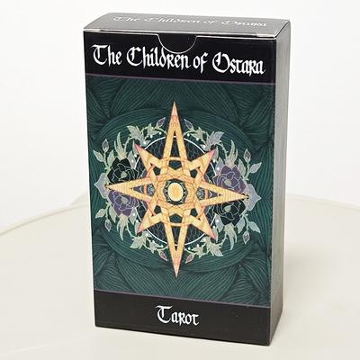 Dzieci Ostary Tarot Tarot 12*7cm 78 sztuk kart tarota opartych na RWS Bogato ilustrowane z przewodnikiem dla początkujących