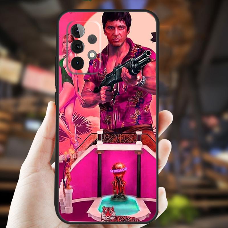 

Scarface Tony Montana Case For Samsung Galaxy A26 A54 A14 A36 A16 A33 A56 A15 A55 A53 A35 A22 A32 A52 A34 A05 A06 Samsung A54 5G