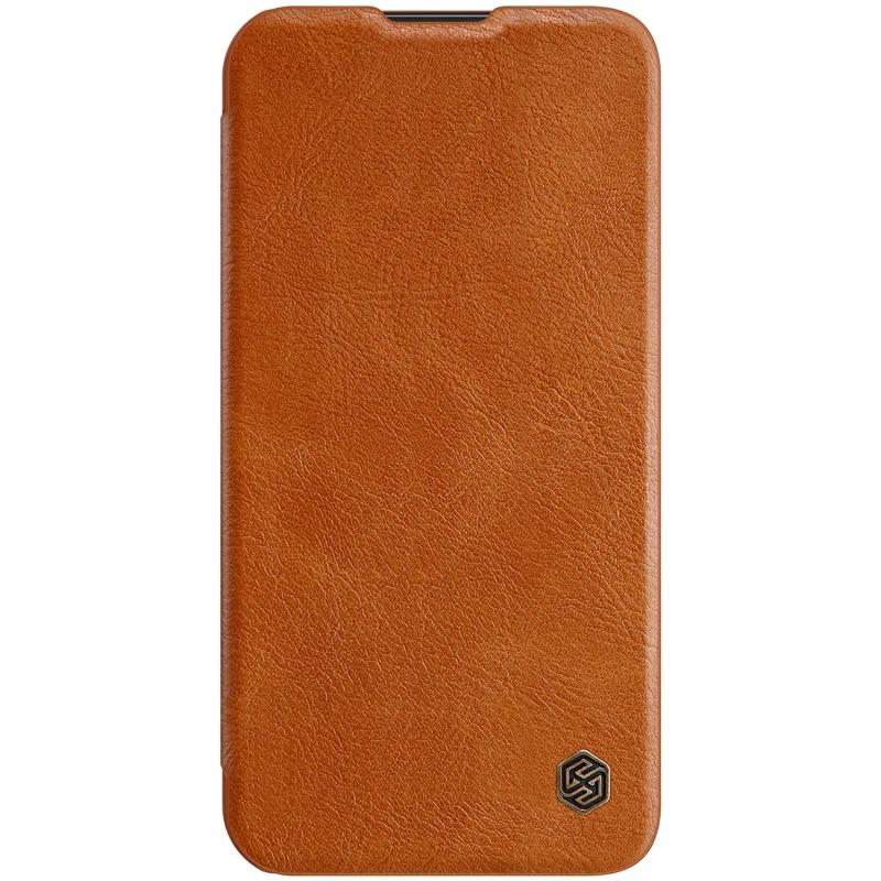 NILLKIN For iPhone 13 Pro Max with Slide Cover Camera Protection Flip Leather Cover For Apple iPhone 13 Pro 5G (2025) Case