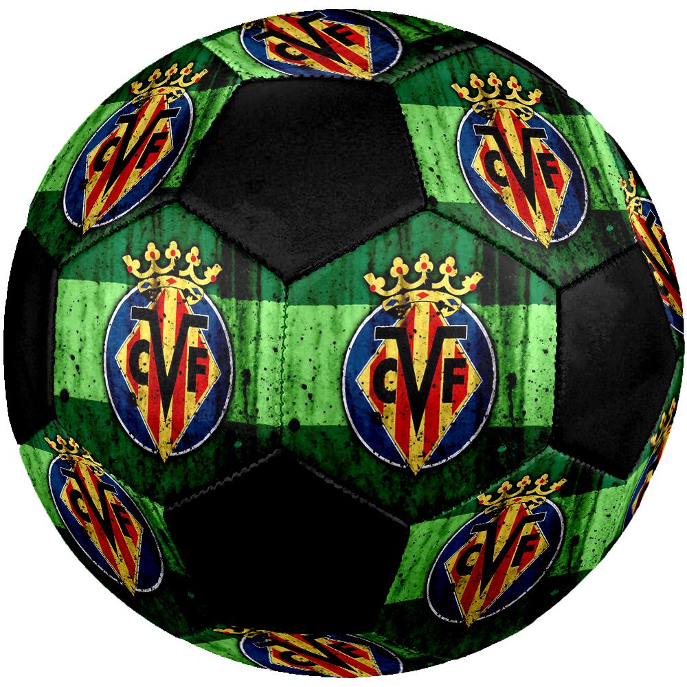SIZE 5 Villarreal Soccer Ball Colorful All Ages Machine Stitched PVC Competition Ready Durable High-Bounce