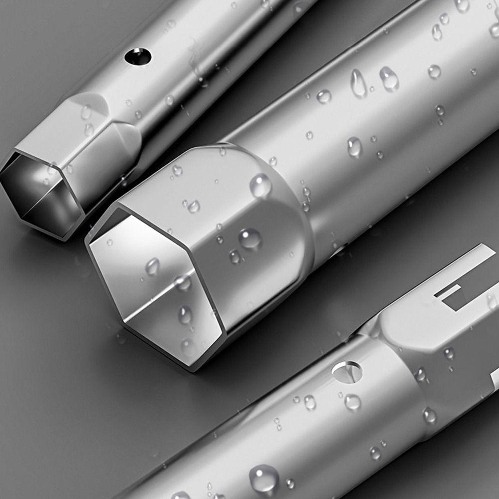 Double Headed Socket Wrench Hexagon Ratchet Wrench Pipe Spanner Repair Tool  Pipe Maintenance