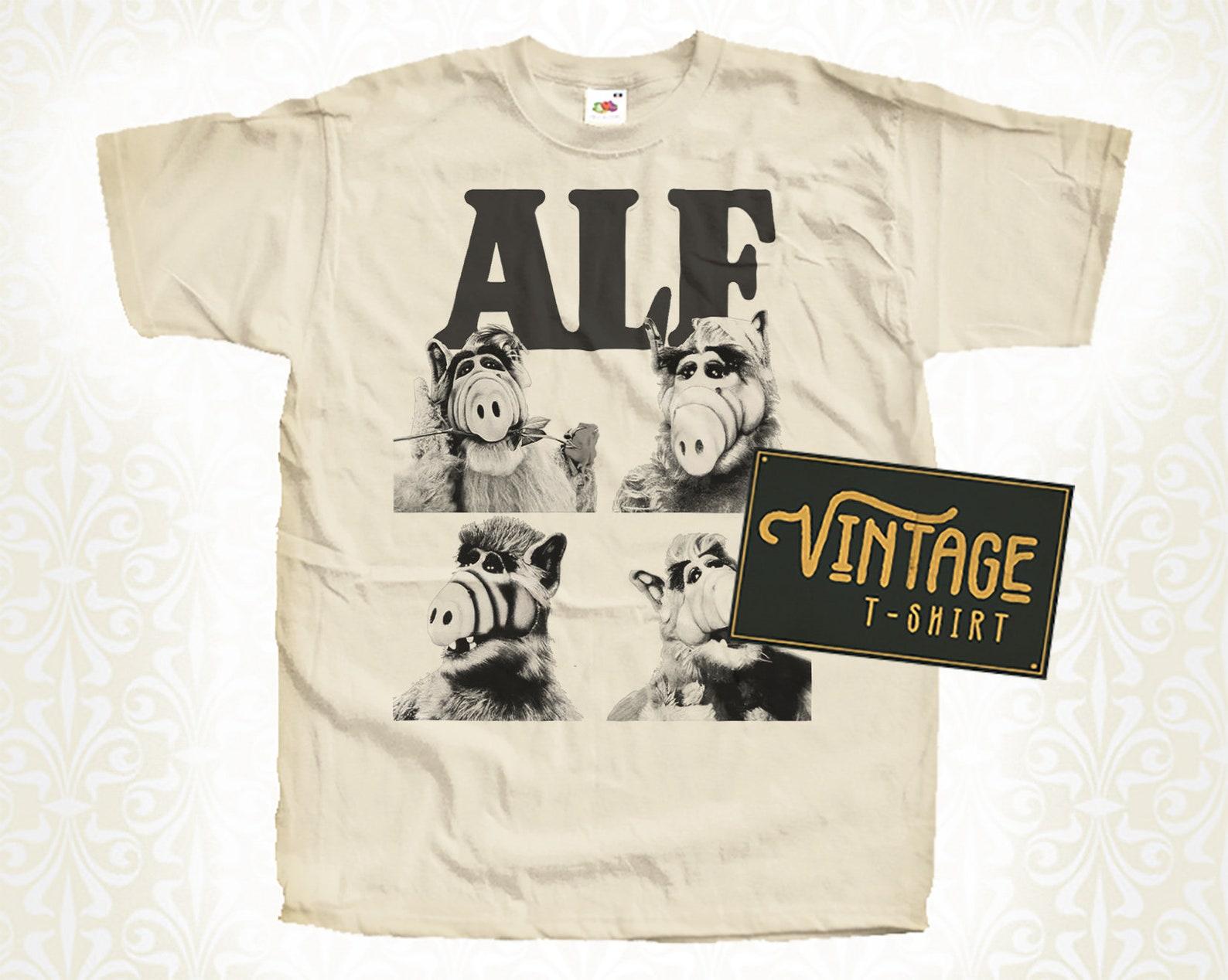 Alf V8 T-Shirt Vintage Natural color Men s T-Shirt DTG Digital Print SIZES S M L XL 2XL 3XL 4XL 5XL M