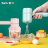 USB 2 In 1 Electric milk frother Garlic Chopper Masher Whisk Egg Beater 3-Speed Mixer Kitchen Handheld Automatic frother foamer