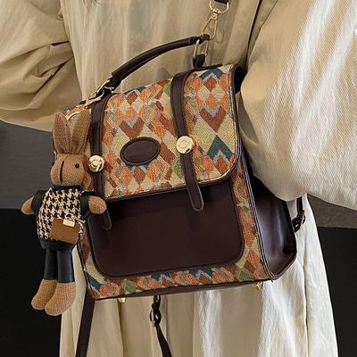 Women's Shoulder Bag Crossbody Bag Multi-functional Stylish Women's Backpack Back-to-school Bag Kawaii Backpack