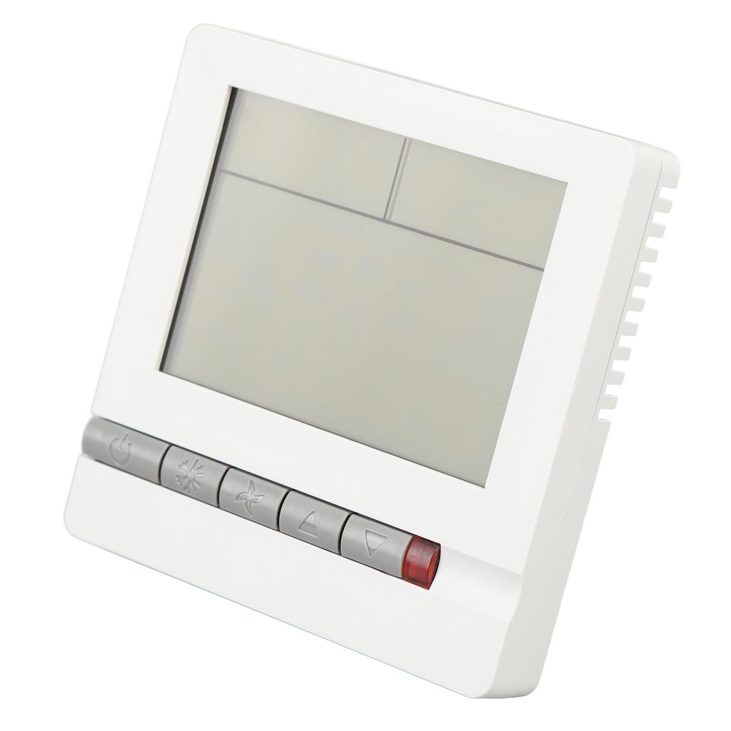 Home Thermostat LCD Display Intelligent Timer Room Humidity Temperature Monitoring Control Panel Dig