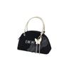 Dior Bag [Customized Cosmetic Bag] Chi Xing Manual Rose Ball Fabric Art Style Casual and Versatile Intellectual Elegant Luxurious Flower Decorated