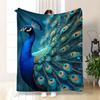 Peacock Blanket - Luxury 280gsm Soft All-Season Throw