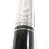 Great LOUIS VUITTON Ballpoint Pen Dock Lacquer Twist Type Black Silver Mens Used
