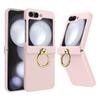 Applicable to Samsung Z flip7 mobile phone case all-inclusive hinge integrated metal ring bracket flip5 anti-drop protective case