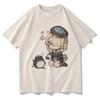 Genshin Impact Freminet Chibi T Shirt Fashion Unisex Harajuku Aesthetic Kawaii T-Shirt Unisex High Quality Anime Cotton Tees Shirts