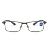 Metal Frame Reading Glasses Women'S Anti-Blue Light Tr Temple Fashion Business Men'S Reading Glasses Reading Mirror