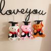 Soft Stuffed Bear Keychain 12cm Dr Bear Doll Funny Graduation Bear Plush Toy  Desk Decor