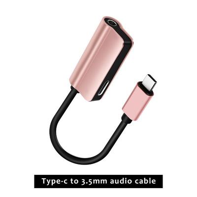USB tip C için 3.5mm kulaklık jakı şarj adaptörü Xiaomi Note10 Aux ses dönüştürücü şarj kablosu adaptörü kulaklık akıllı telefon aksesuarları
