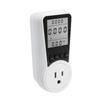 Pantalla LCD, uso de electricidad, medidor de potencia, enchufe, energía, vatios, voltaje, amperios, probador, potencia, KWH
