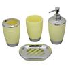 Elegant Euro-American Bathroom Set: 6-Piece Toiletries & Electroplated Lotion Bottle