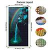 Rainbow Vase Waterfall Large Size Diamond Painting Diy Full Square Round Drill Rhinestone Embroidery Scenery Mosaic Cross Stitch Kits