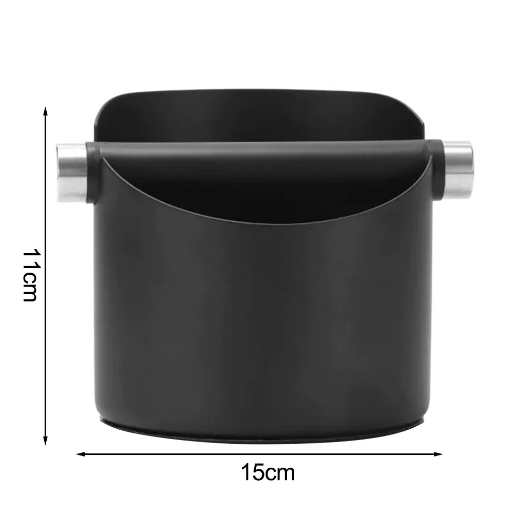 1 Pc Coffee Grounds Bucket Thickened Stainless-steel Coffee Grounds Bucket For Home Coffee-making Waste Collection Accessories