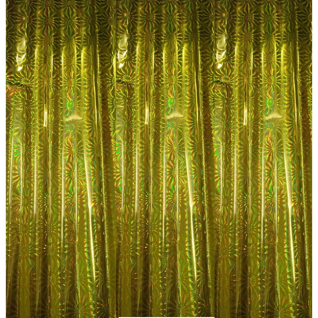 @ Plastic Holographic Gift Paper Wrapping Sheet Yellow Color 20Gm Zr-9022-60%Off