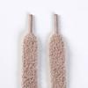 Lacci Soffici Larghi 1,3 cm per Scarpe Alte in Tela - Lacci in Morbida Pelliccia Sintetica, Stringhe Decorative Morbide di Ricambio