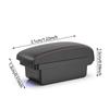 Car Armrest Box Center Console Storage Organizer Box for Peugeot 2008 2019-2025 208 Retrofit Parts with USB Charging Interface