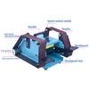 950W 220V Multifunctional Sanding Machine Sander Desktop Double Axis Belt Sanding Grinding Machine