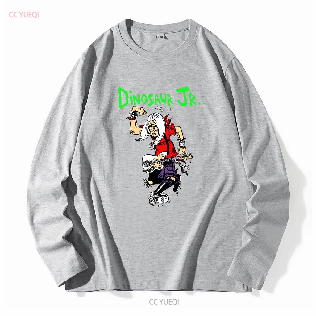 Dinosaur Jr Band Concert Purple T Shirt Cotton For QX332 Long or Short Sleeves Vintage Washed Streetwear Stretched Stylish