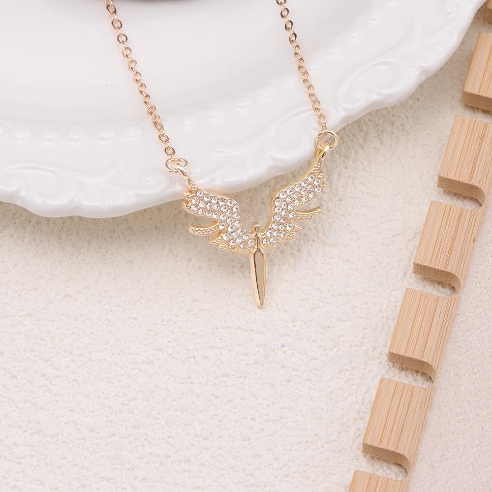 S925 Silver Diamond Bird Pendant Double Chain Necklace - European & American Style, Sparkling Light Luxury for Women